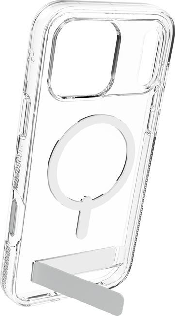 Estuche ZAGG Crystal Palace Snap con MagSafe y pie de apoyo para iPhone 17 Pro Max
