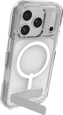 Estuche ZAGG Crystal Palace Snap con MagSafe y pie de apoyo para iPhone 17 Pro
