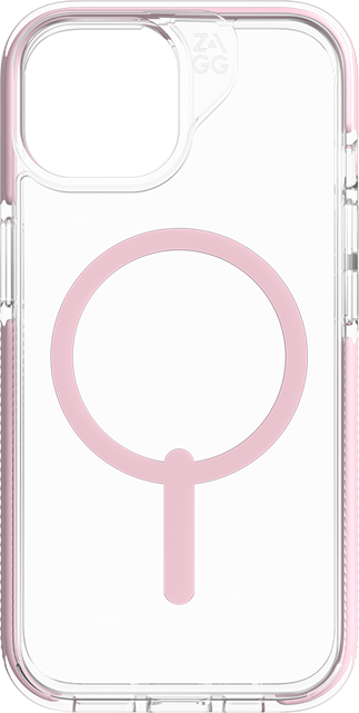 Estuche Zagg Picadilly Snap para iPhone 15/14/13 - Clear/Pink (Consulta de producto 1)