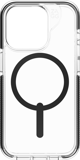 Zagg Piccadilly Snap Case - iPhone 15 Pro - Clear/Black  (Product view 1)