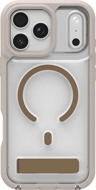 ZAGG Rainier Sandstone Snap MagSafe Case w/Kickstand - iPhone 17 Pro Max