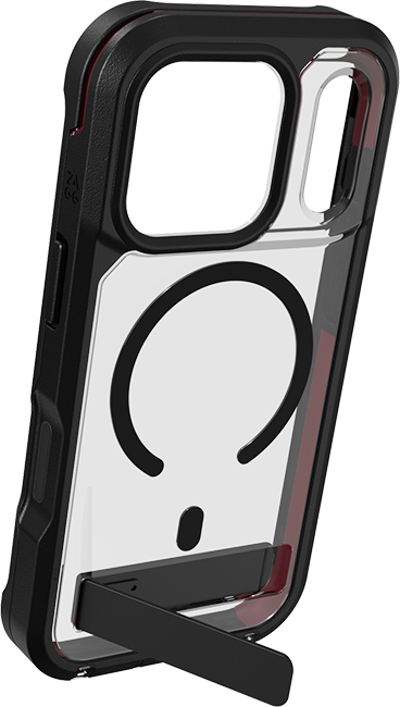 ZAGG Rainier Smoke Snap Case with Kickstand - iPhone 18 Pro/17 Pro