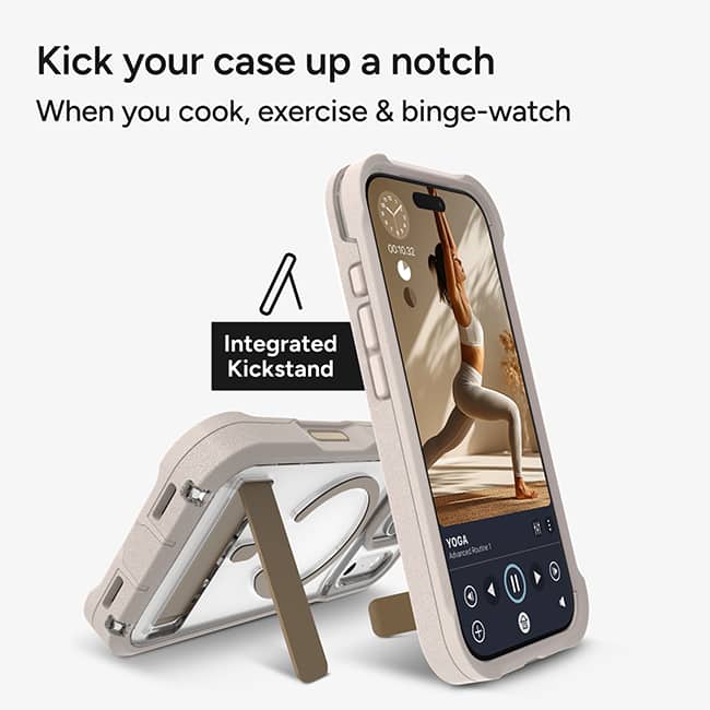 ZAGG Rainier Snap Case with Kickstand - iPhone 18 Pro/17 Pro
