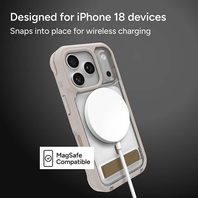 ZAGG Rainier Snap Case with Kickstand - iPhone 18 Pro/17 Pro