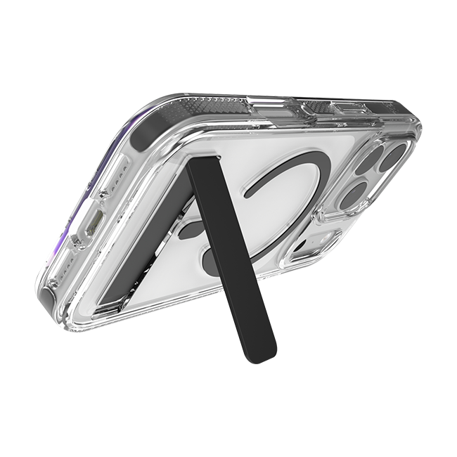 ZAGG Santa Cruz Black Snap MagSafe Case w/Kickstand - iPhone 17 Pro