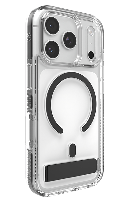 ZAGG Santa Cruz Black Snap MagSafe Case w/Kickstand - iPhone 17 Pro