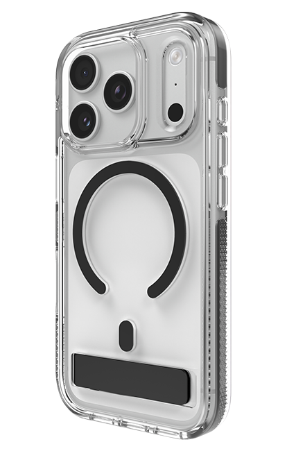 ZAGG Santa Cruz Black Snap MagSafe Case w/Kickstand - iPhone 17 Pro