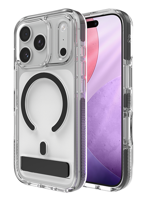 ZAGG Santa Cruz Black Snap MagSafe Case w/Kickstand - iPhone 17 Pro