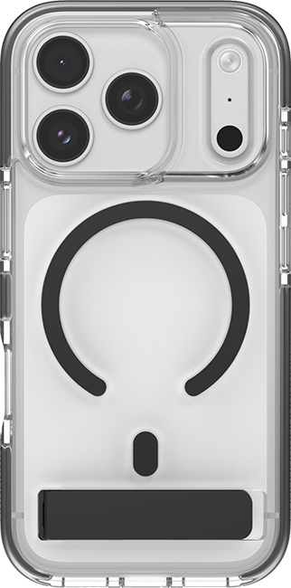 ZAGG Santa Cruz Black Snap MagSafe Case w/Kickstand - iPhone 17 Pro