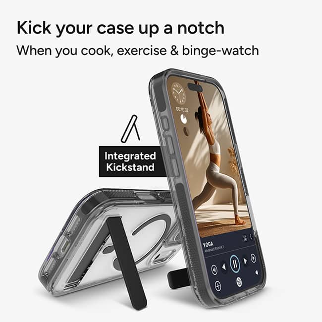 ZAGG Santa Cruz Snap Case with Kickstand - iPhone 18 Pro/17 Pro