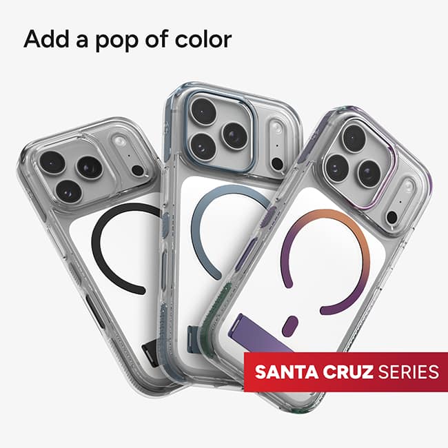 ZAGG Santa Cruz Snap Case with Kickstand - iPhone 18 Pro Max/17 Pro Max
