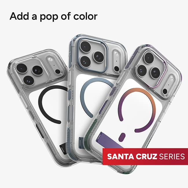 ZAGG Santa Cruz Snap Case with Kickstand - iPhone 18 Pro Max/17 Pro Max