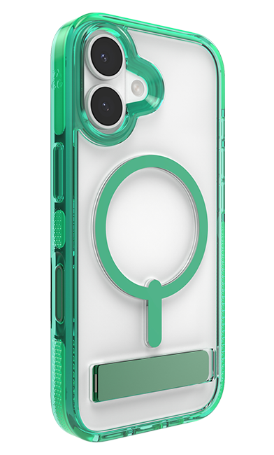 Estuche ZAGG Santa Cruz Snap con MagSafe y pie de apoyo para el iPhone 17