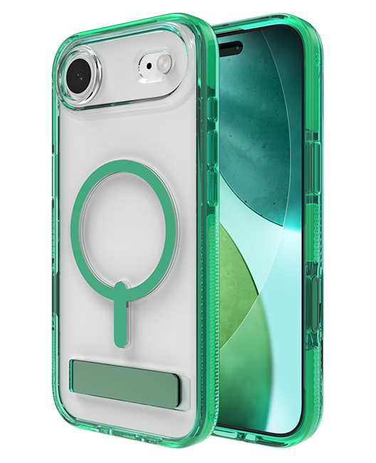 Estuche ZAGG Santa Cruz Snap con MagSafe y pie de apoyo para el iPhone Air