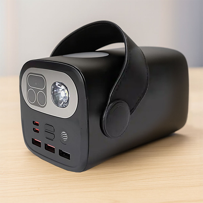 Estación de carga AT&T Essentials de 100 W con pantalla LED + luz