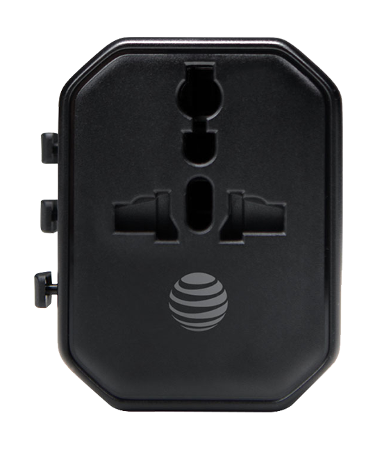AT&T Essentials 12W World Travel Adapter