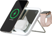 AT&T Essentials 3-IN-1 Charging Station Light Up Mirror