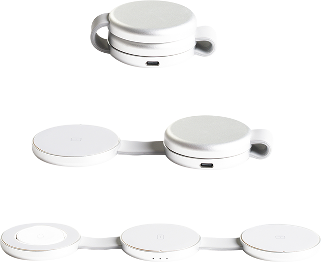 Almohadilla de carga magnética inalámbrica y plegable AT&T Essentials 3 EN 1