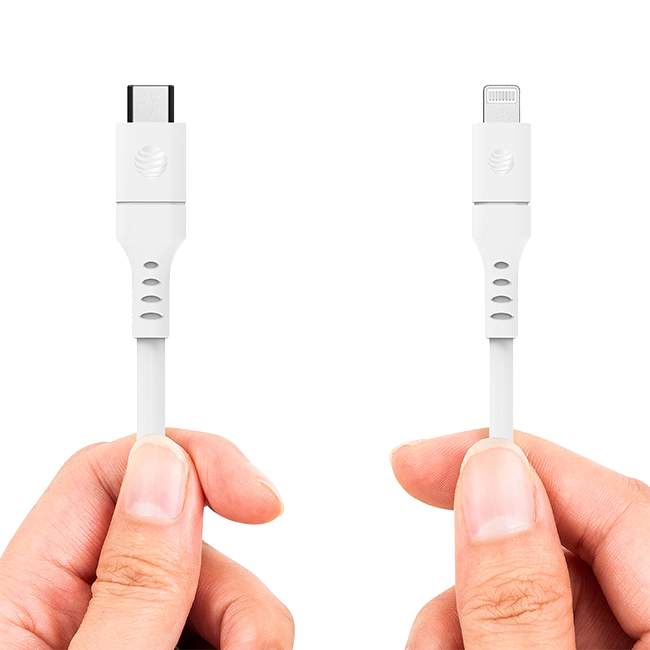Cable USB C a Lightning AT&T Essentials de 6 pies