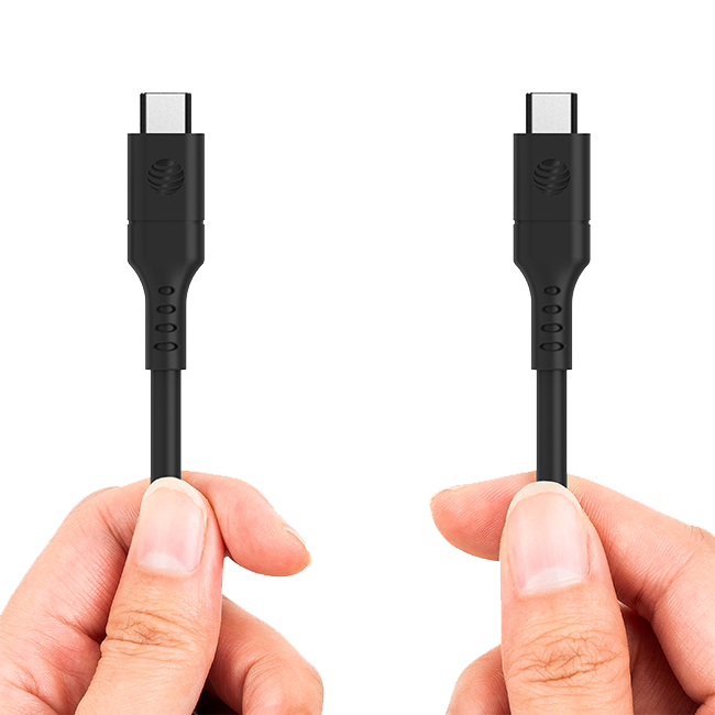 Cable USB C a tipo C AT&T Essentials de 6 pies