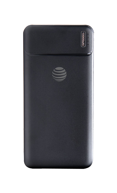 Artículos de carga básicos AT&T Essentials (paquete de cargador de pared, cable y batería portátil)