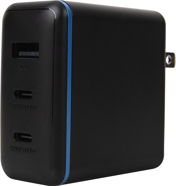 AT&T 100W Tri Port with 2 USB C + USB A Wall Charger