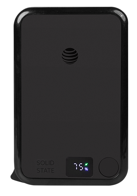 AT&T 10K Semi Solid Power Bank Wireless Charger with Type C Cable
