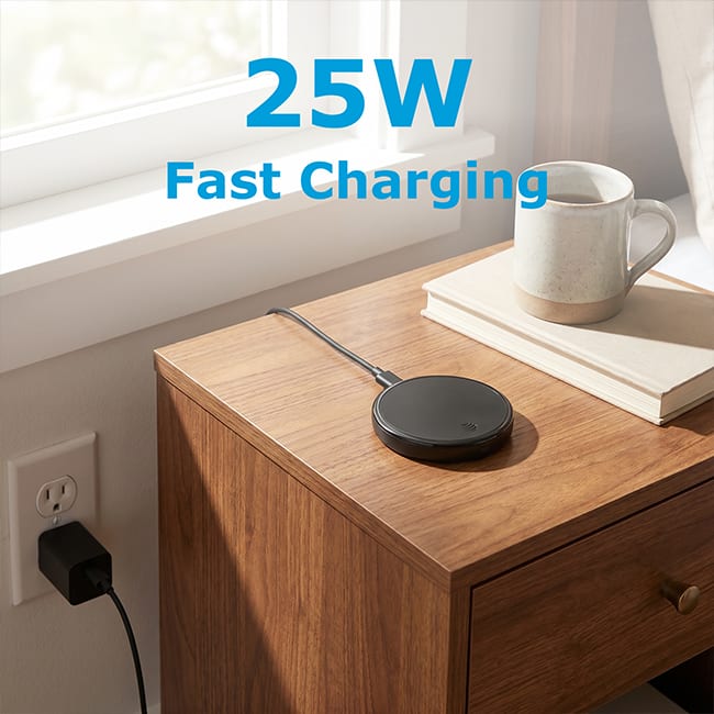 AT&T 25W Premium Magnetic Wireless Charging Pad
