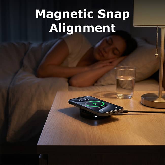 AT&T 25W Premium Magnetic Wireless Charging Pad