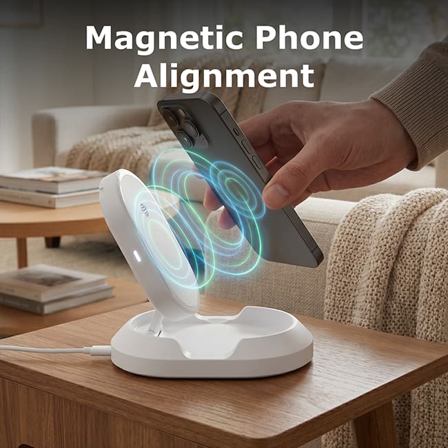 AT&T 25W Wireless Convertible Magnetic Charging Stand
