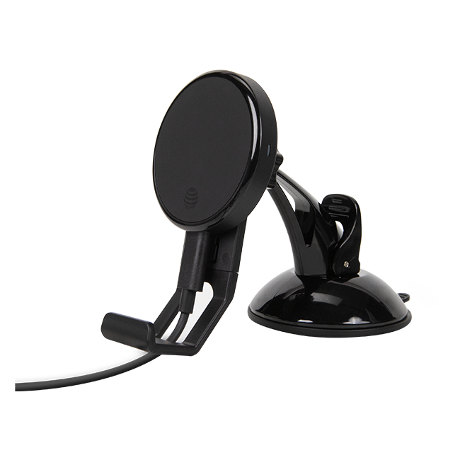 AT&T 25W Wireless Magnetic Dash and Vent Car Dock