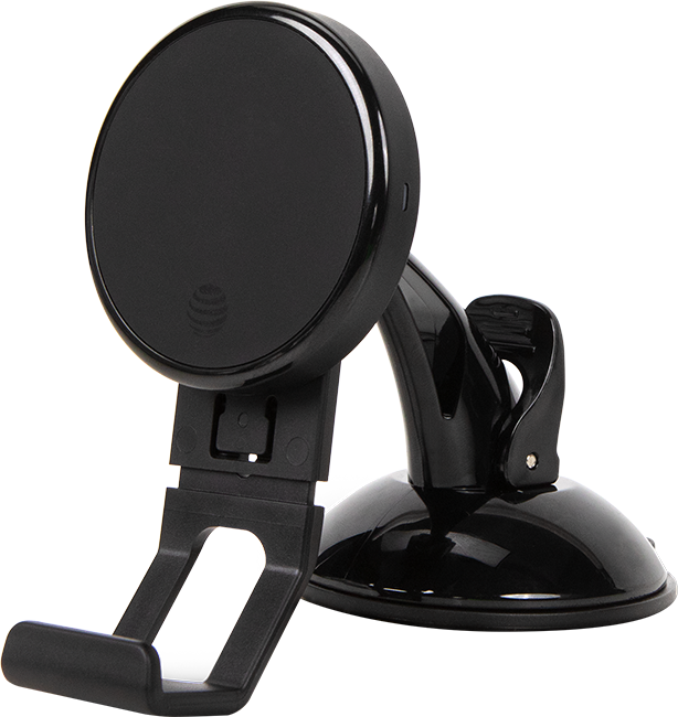 AT&T 25W Wireless Magnetic Dash and Vent Car Dock