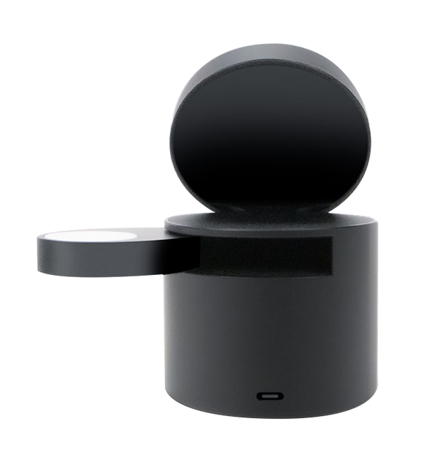 AT&T 3-in-1 Portable Power Drum Qi2 Wireless Charger