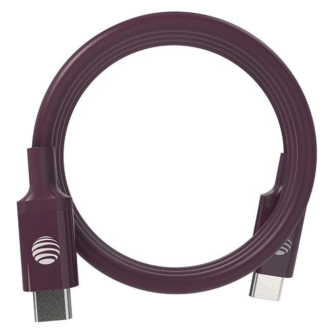 AT&T 5ft Magnetic Type C Cable with 30W Wall Block
