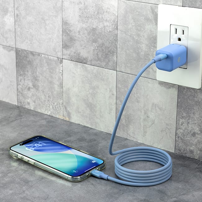 AT&T 5ft Magnetic Type C Cable with 30W Wall Block