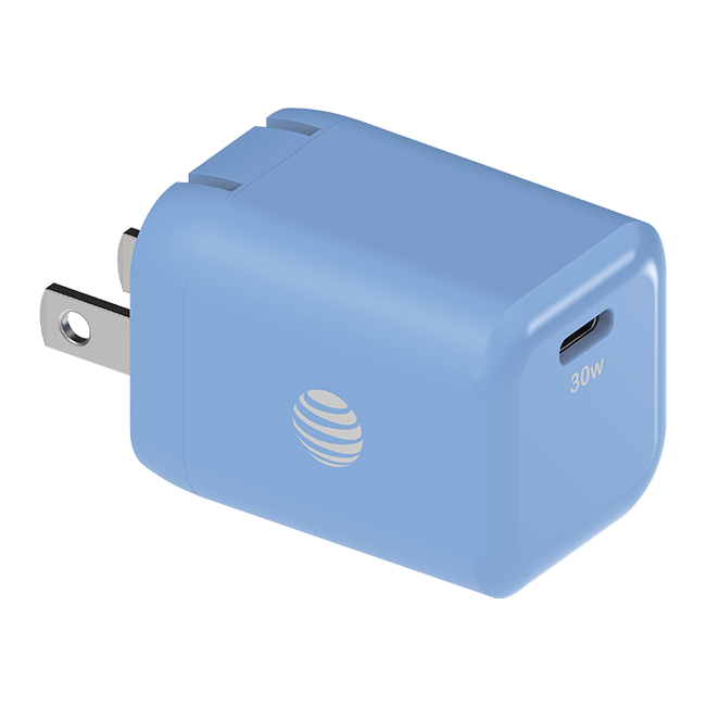 AT&T 5ft Magnetic Type C Cable with 30W Wall Block