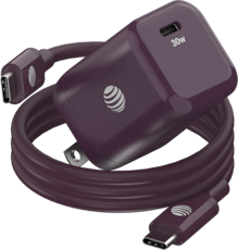 Cable magnético tipo C de 5 ft con bloque de pared de 30 W