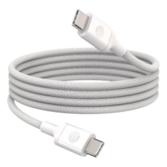 AT&T 5ft Magnetic Type C Cable - White  (Product view 10)