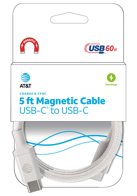 Cable magnético tipo C AT&T de 5 pies