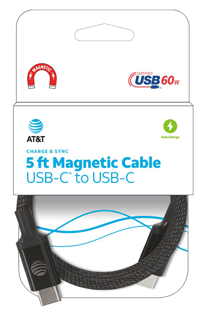 Cable magnético tipo C AT&T de 5 pies
