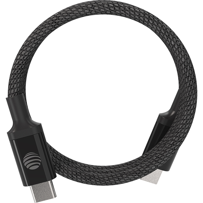 AT&T 5ft Magnetic Type C Cable - Black  (Product view 1)