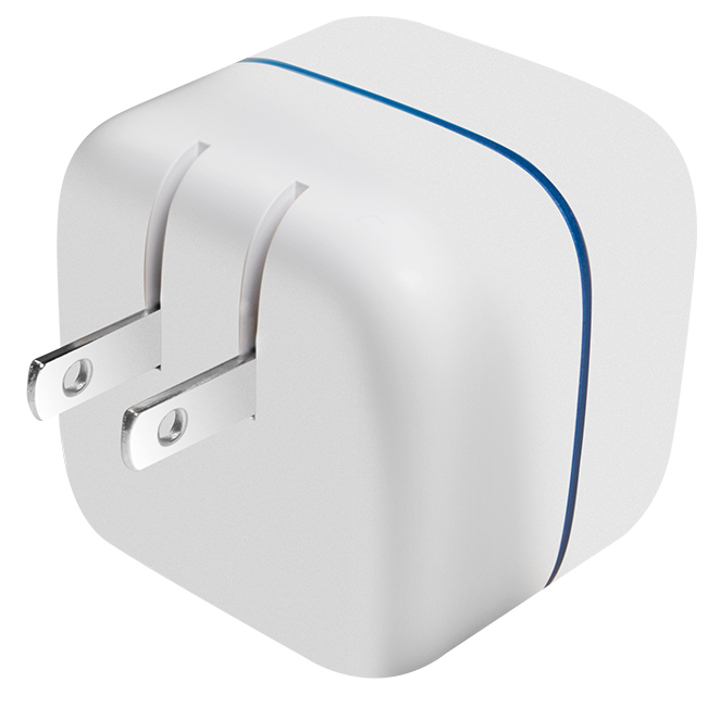 Cargador de pared AT&T de 65 W con cable retráctil