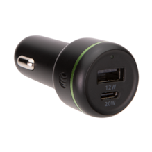 AT&T Dual Port 32W Power Delivery Bullet Car Charger (USB-C + USB-A)