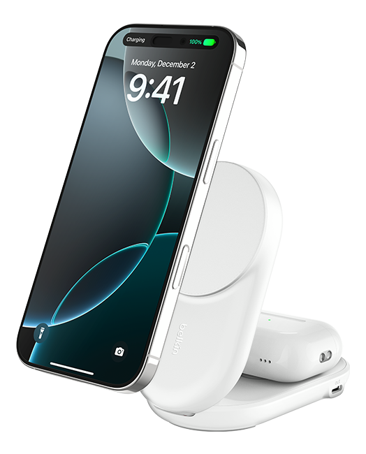 Belkin 2 in 1 Folding Dock Qi2 25W