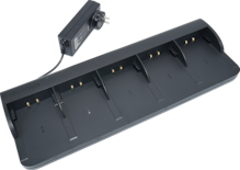 Base cargadora de escritorio con 5 puertos