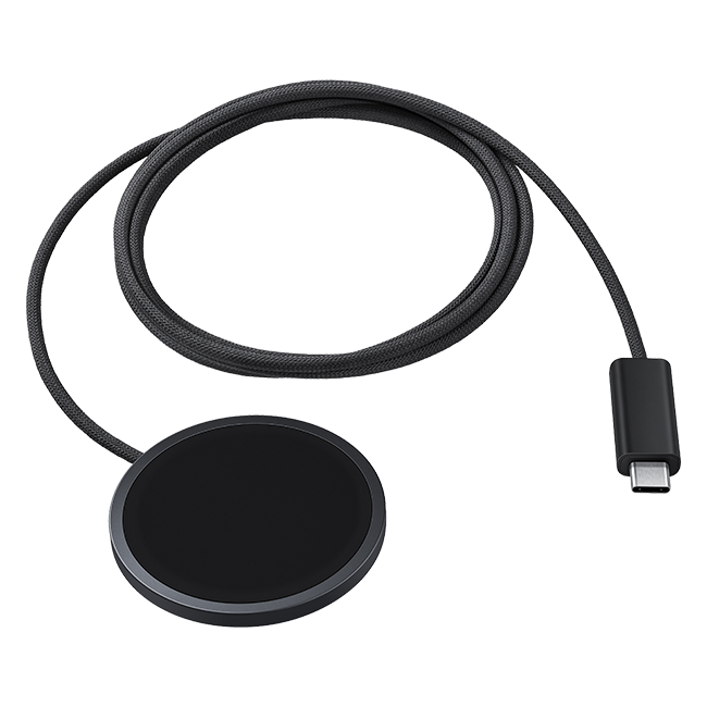 Samsung 25W Magnetic Charging Pad - Dark Gray  (Product view 2)