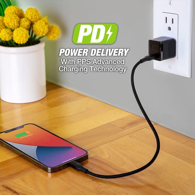 Scosche Single Port 30W PPS USB-C Wall Charger