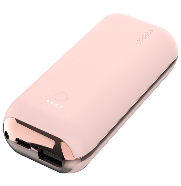 Ubiolabs Facet 5200 Portable Power Bank - Rose Gold  (Product view 7)