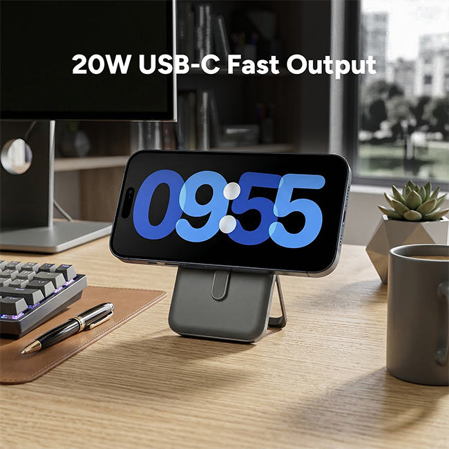 Zizo 10K Magnetic Power Bank with Kickstand and LED Display