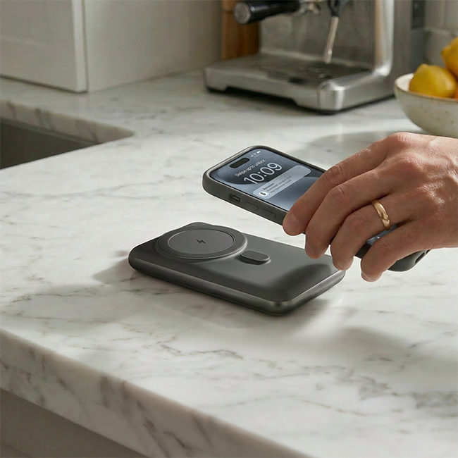 Zizo 10K Magnetic Power Bank with Kickstand and LED Display
